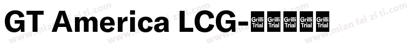 GT America LCG字体转换